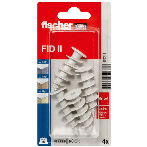 INSULATION DOWEL FISCHER FID II K - Комплекти дюбели<<<Дюбели<<<Инструменти и железария<<<Praktiker