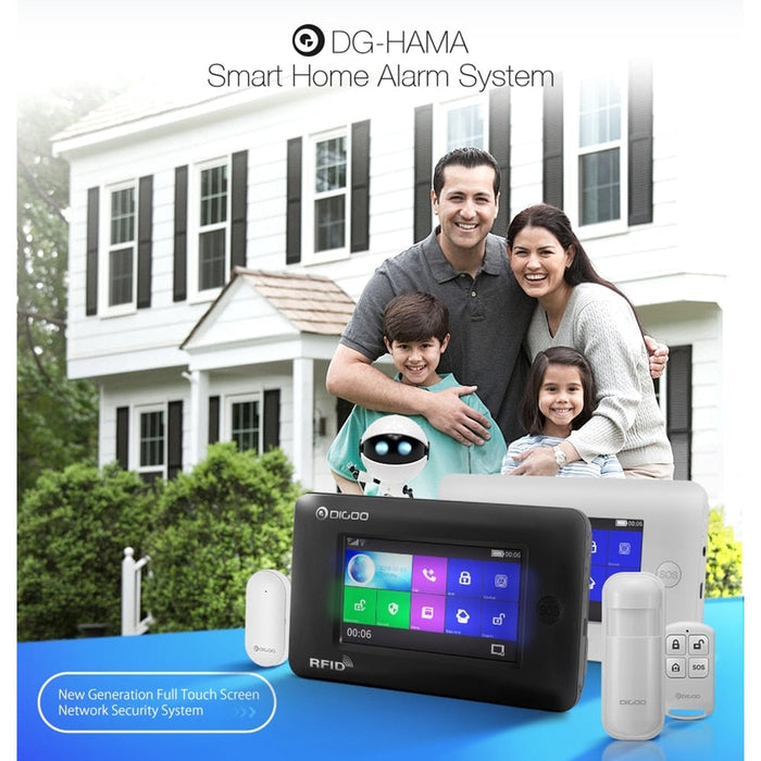 Intelligent home alarm system Digoo DG-HAMA 433MHz GSM WIFI