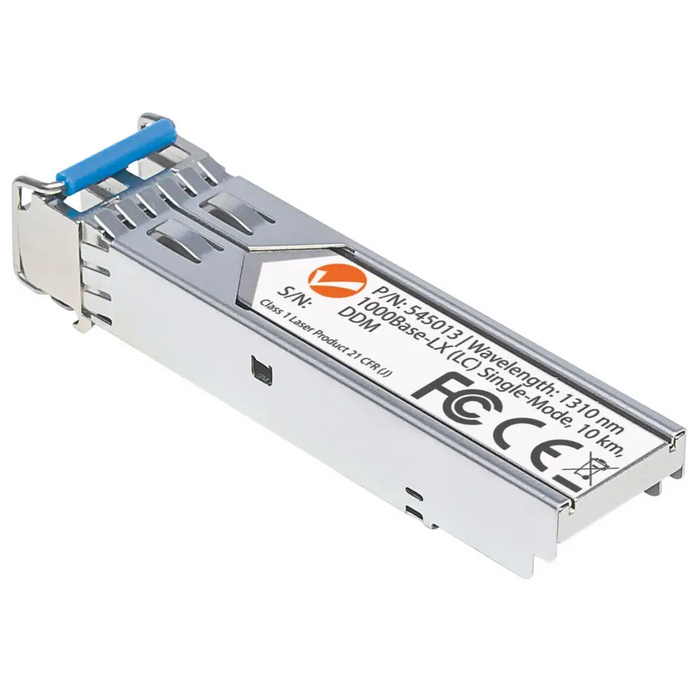 Intellinet Transceiver Module Optical Gigabit Fiber SFP 1000Base-Lx (LC) Single-Mode Port 10km MSA Compliant Equivalent