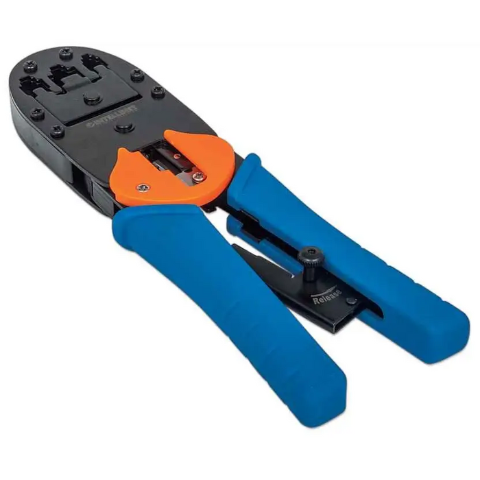 Intellinet Universal Modular Plug Crimping Tool For RJ45 RJ12 and RJ11 modular plugs