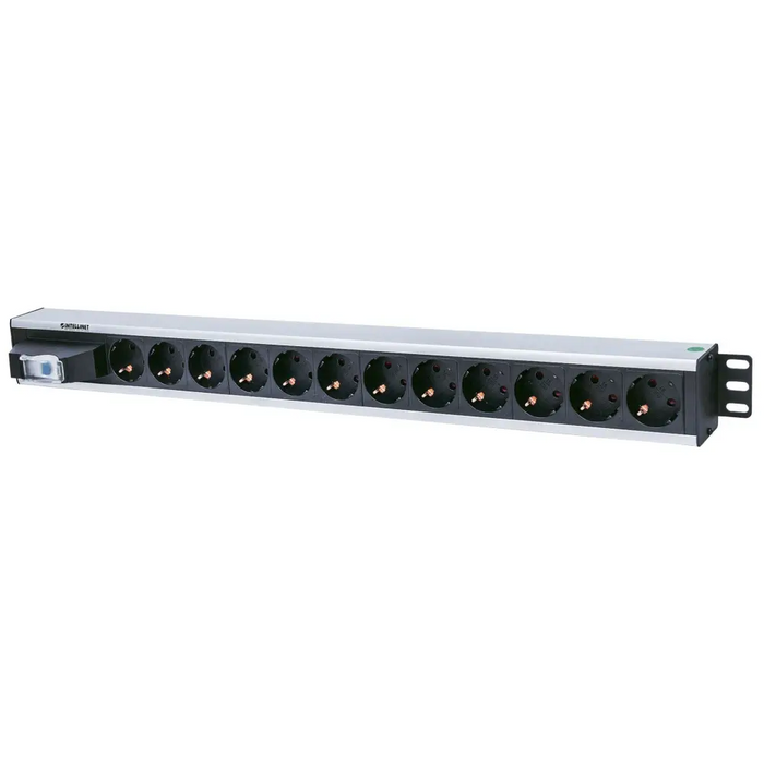 Intellinet Vertical Rackmount 12-Output Power Distribution Unit (PDU) EU CEE 7/3 Outlets With Single Air Switch