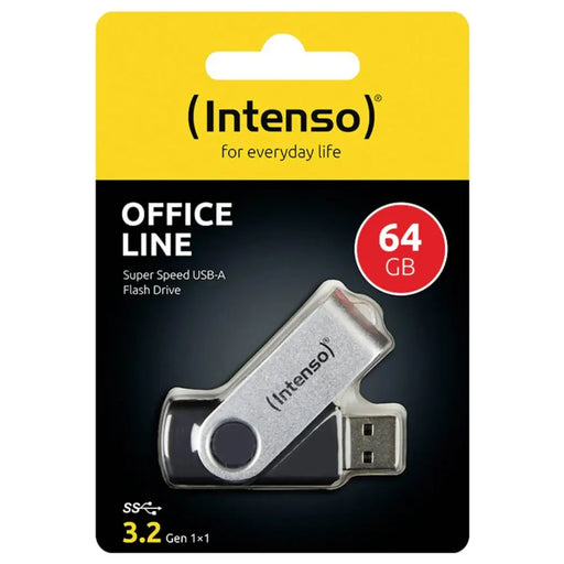 Intenso USB Flash Drive 3.2 64GB Office Line - USB памети<<<Компютърна периферия<<<ValiAPI&&&USB флаш