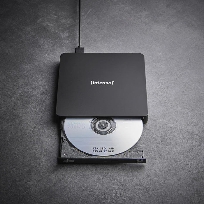 Blu-ray Slim Intenso EOD500D recorder, external USB 3.2, black color