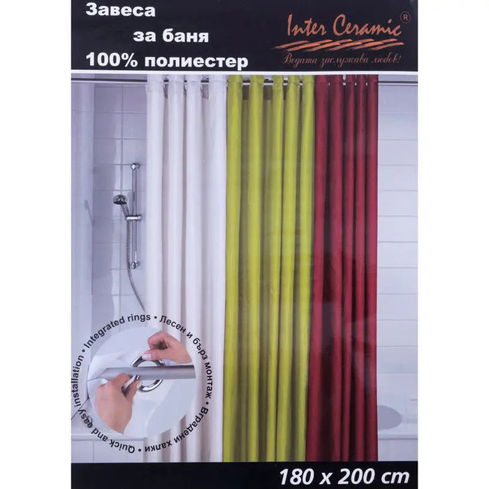 INTER CERAMIC BATHROOM CURTAIN - Завеси и корнизи за баня<<<Аксесоари за баня<<<Баня<<<Praktiker