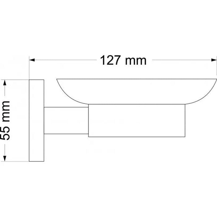 INTER CERAMIC NOA SOAP DISH - Аксесоари за баня<<<Аксесоари за баня<<<Баня<<<Praktiker&&&Аксесоари за баня<<<Аксесоари
