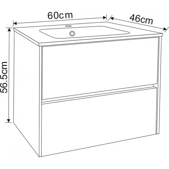 INTER CERAMIC RIHANNA BATHROOM CABINET WITH WASHBASIN - Мебели<<<Мебели и огледала за баня<<<Баня<<<Praktiker