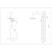 INTER CERAMIC THERMOSTAT SHOWER SYSTEM SOLANGE 6221 - Душ системи колони<<<Смесители и душове<<<Баня<<<Praktiker&&&Душ