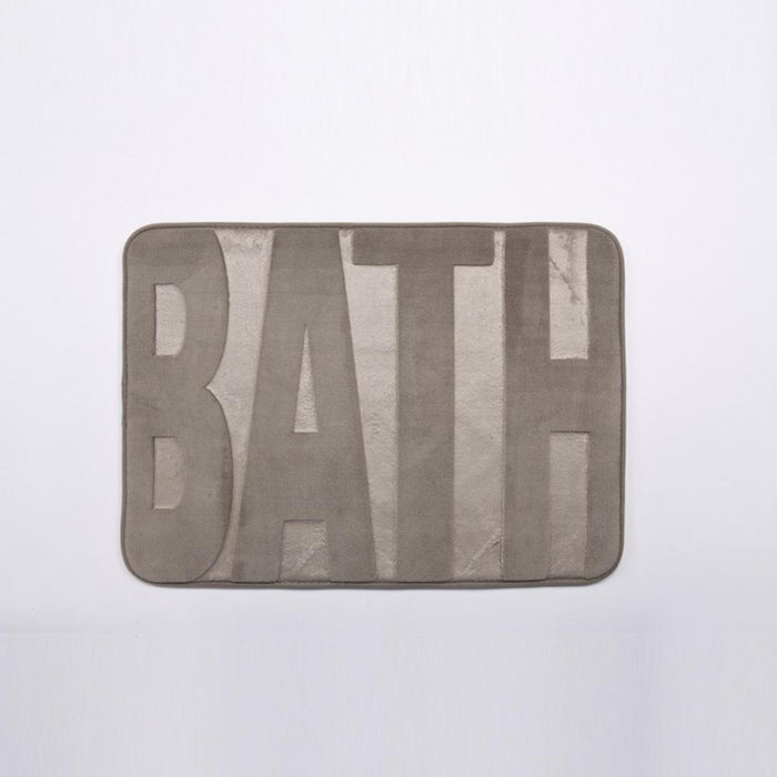 MEMORY BATH MAT BROWN 50*70