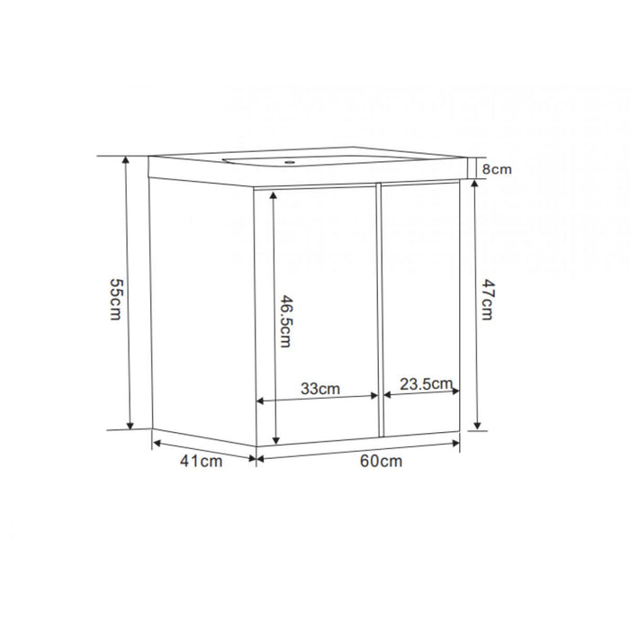 LOWER CABINET ZORA 60