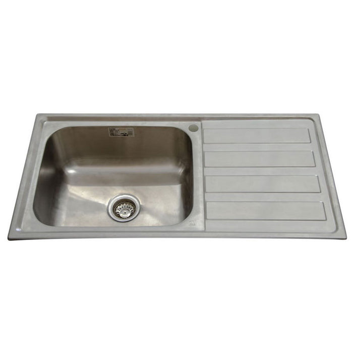 KITCHEN SINK INTER CERAMIC 10050R TEMPICO RIGHT 100X50X24
