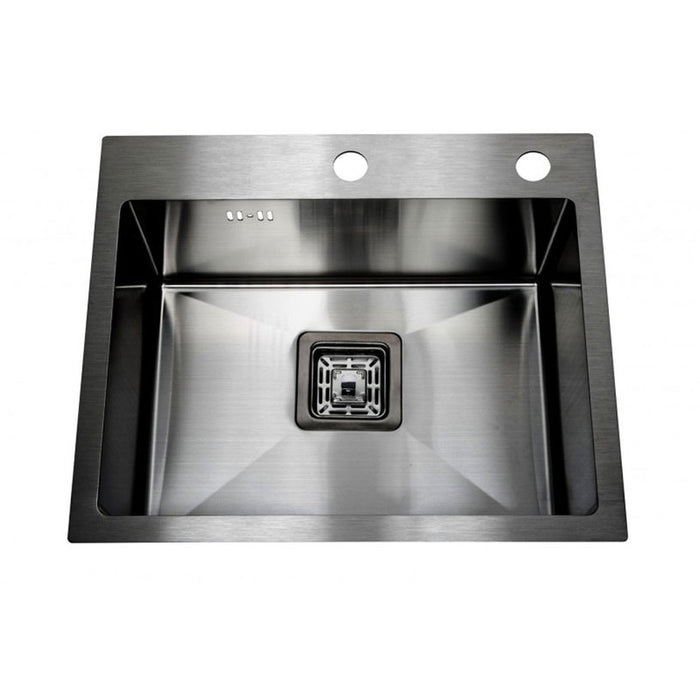 KITCHEN SINK INTER CERAMIC ICK 5032B 50X42X20 CM. BLACK