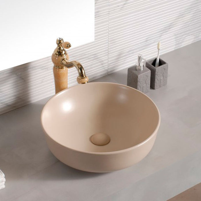 WASHBASIN DAHLIA BEIGE INTER CERAMIC ICB 875BEIGE