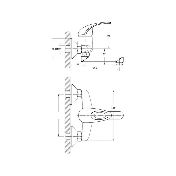 MIXER INTER CERAMIC OLIVIA