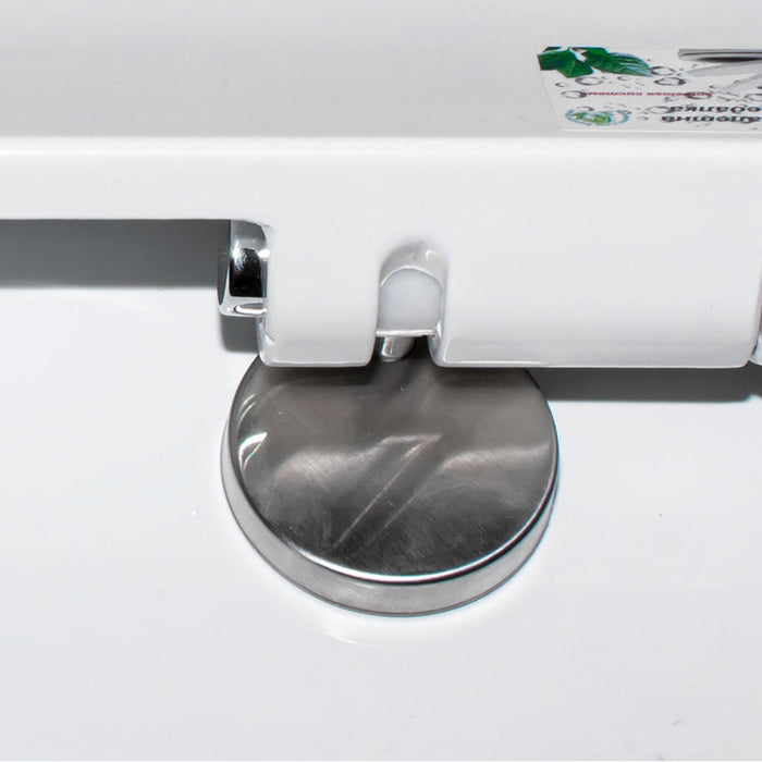 WALL-MOUNTED TOILET SET WITH SEAT INTER CERAMIC 3435W SLIM SEAT