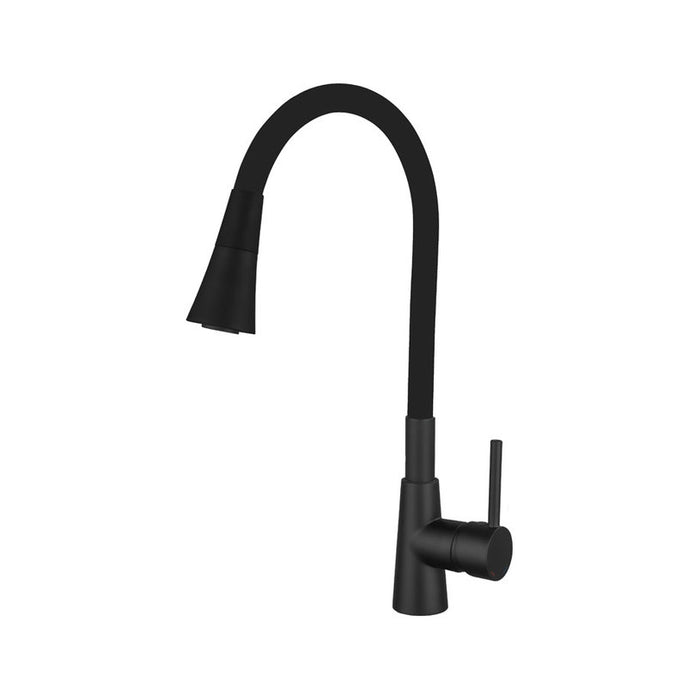 KITCHEN FAUCET INTER CERAMIC HAVANA ALL BLACK MAT