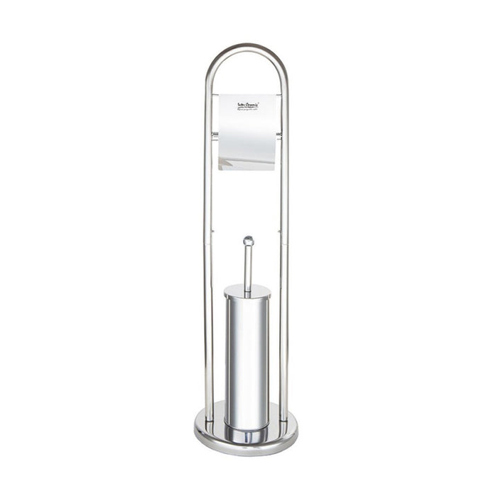 TOILET PAPER HOLDER WITH TOILET BRUSH INTER CERAMIC