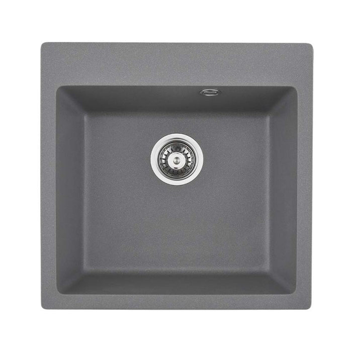 GRANITE KITCHEN SINK 5050 INTER CERAMIC SQUARE 50X50X20 CM GRAY