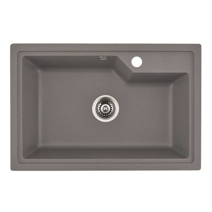 GRANITE KITCHEN SINK 8315 RECTANGULAR INTER CERAMIC 68X45X22 CM GRAY