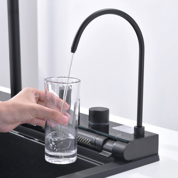 SINK SET WITH FILTERING SYSTEM AND ADDITIONAL FUNCTIONS INTER CERAMIC AQUARIS
