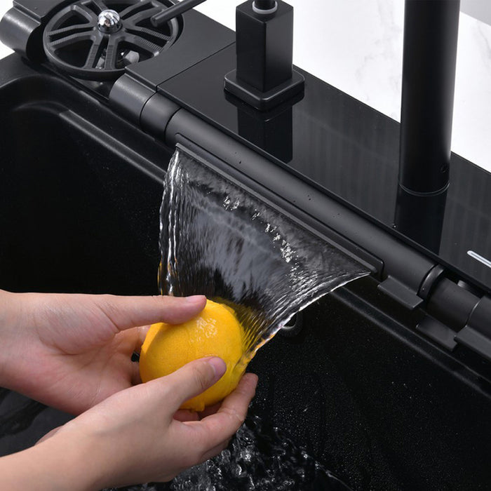 SINK SET WITH FILTERING SYSTEM AND ADDITIONAL FUNCTIONS INTER CERAMIC AQUARIS