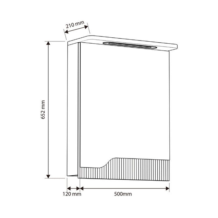 BATHROOM CABINET WITH MIRROR INTER CERAMIC