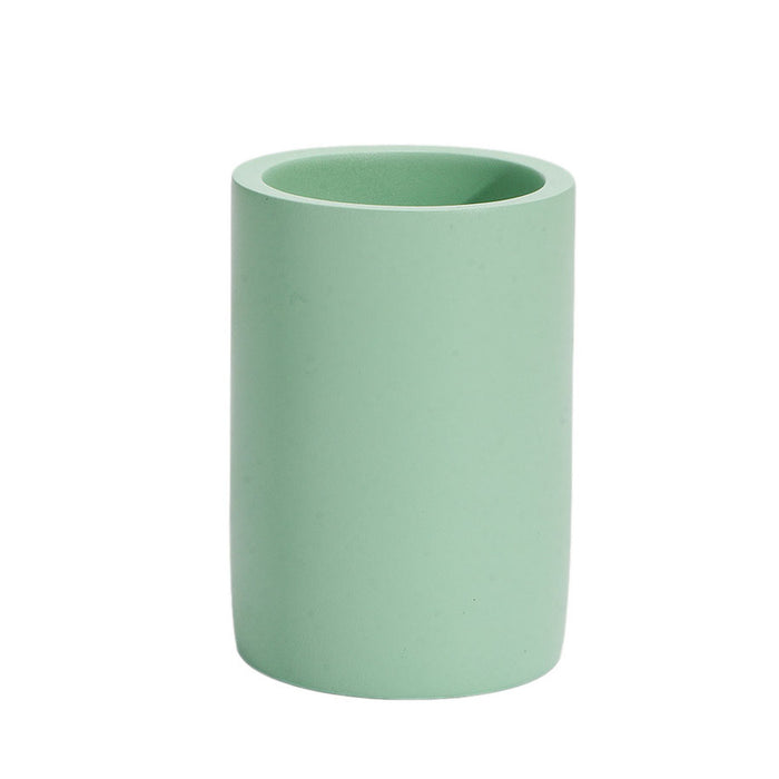 TOOTHBRUSH CUP INTER CERAMIC MINT