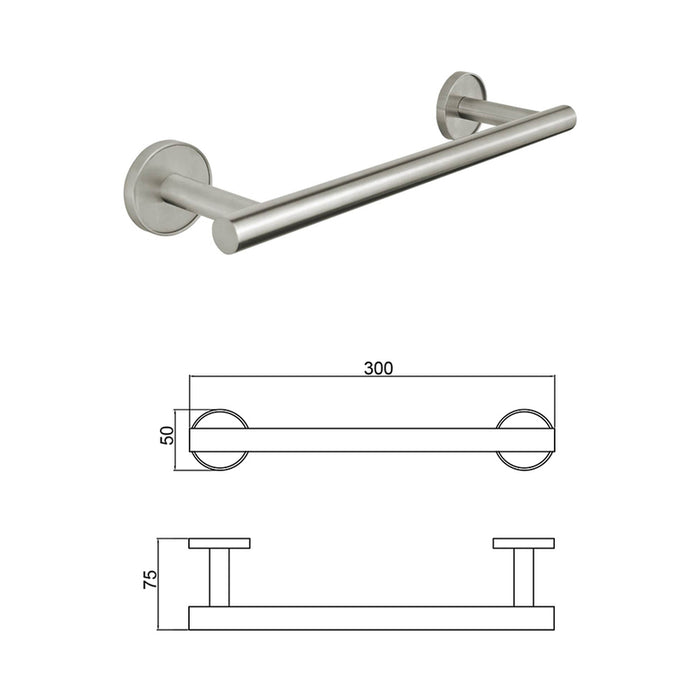 TOWEL RACK 30 CM INTER CERAMIC LUSSO