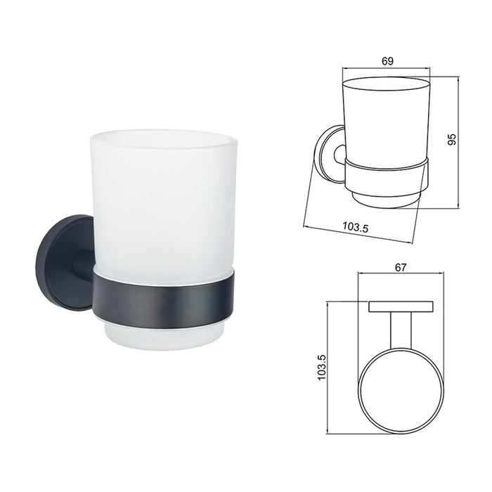 INTER CERAMIC LUSSO TOOTHBRUSH CUP