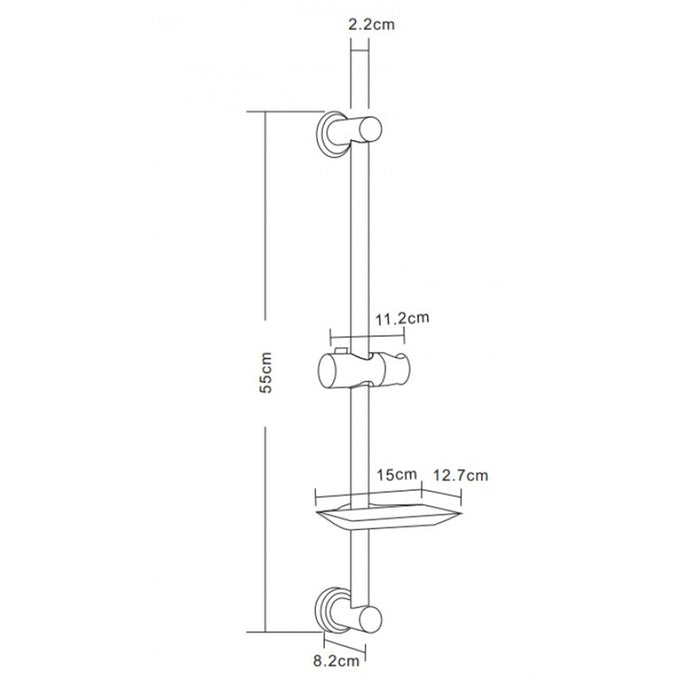 TUBULAR SUSPENSION INTER CERAMIC 1019CHROME