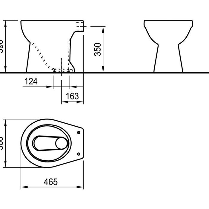 TOILET PLATE TYPE "BDZ" INTER CERAMIC