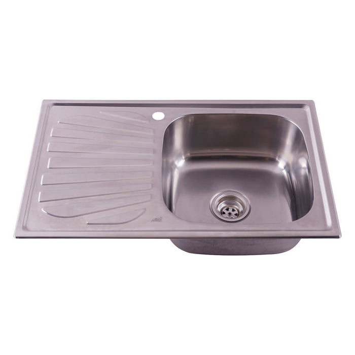 KITCHEN SINK INTER CERAMIC 8022L TEMPICO LEFT 80X50X22 CM
