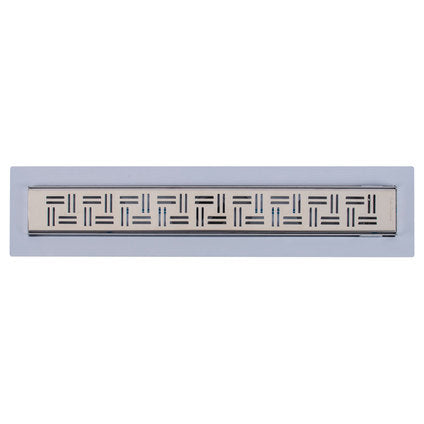 FLOOR SIPHON LINEAR 500X125 CHROME INTER CERAMIC