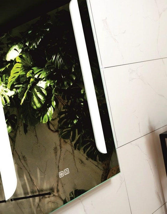 BATHROOM MIRROR WITH BUILT-IN LED 50X70 CM