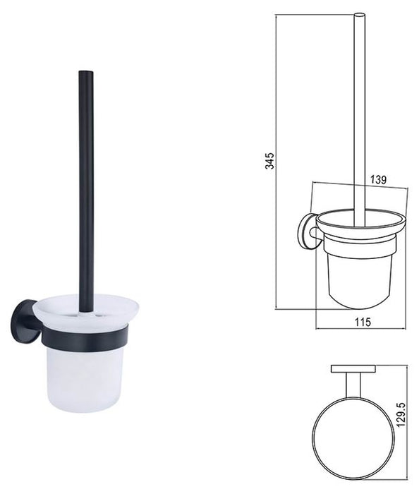 TOILET BRUSH INTER CERAMIC LUSSO