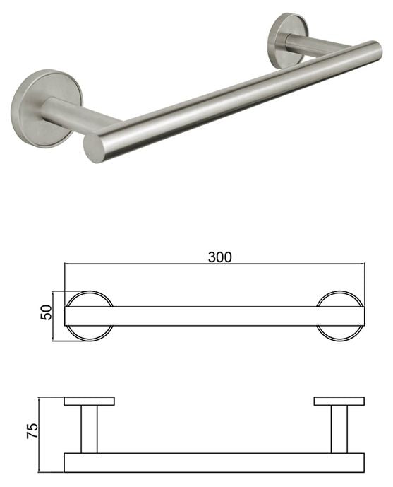 TOWEL RACK 30 CM INTER CERAMIC LUSSO