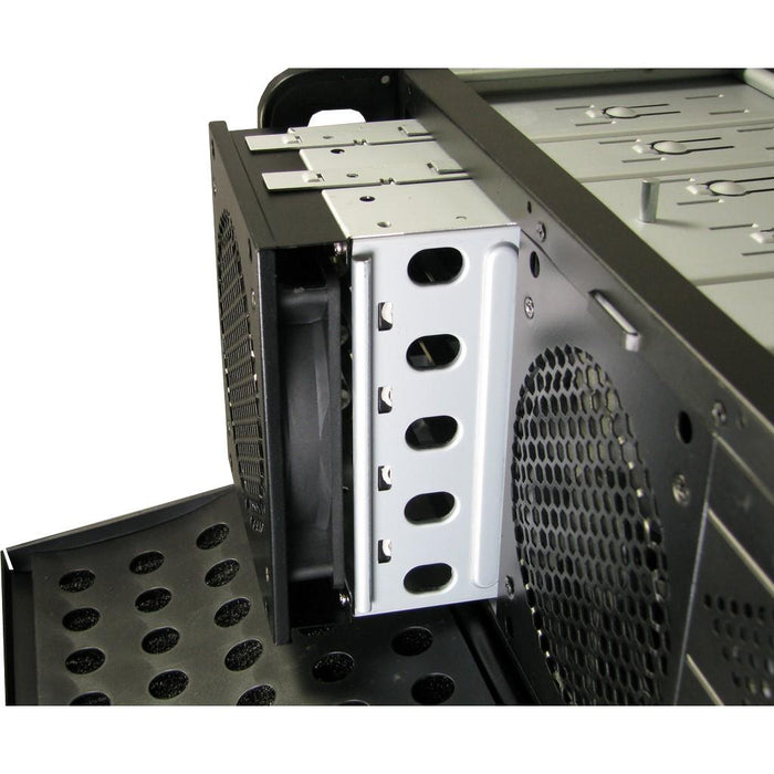 Server case InterTech 4U-4129L - Mini ITX, mATX, μATX, ATX, SSI EEB, Black