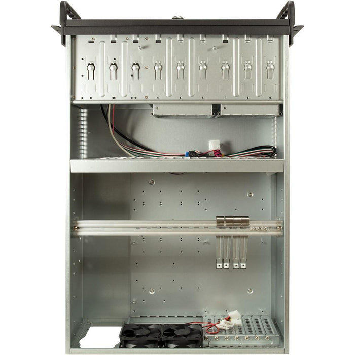 Server case InterTech 4U-4129L - Mini ITX, mATX, μATX, ATX, SSI EEB, Black