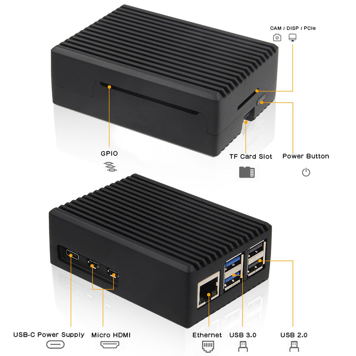 Box Inter-Tech ODS-739 RASPBERRY - Black