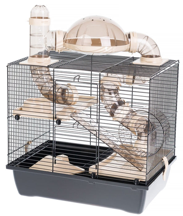 INTER-ZOO Rocky + Terrace beige - cage for a hamster