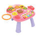 Interactive educational 4-in-1 table (pink) Huanger HE0817 - Walkers and interactive tables<<<Toys<<<InnproXML