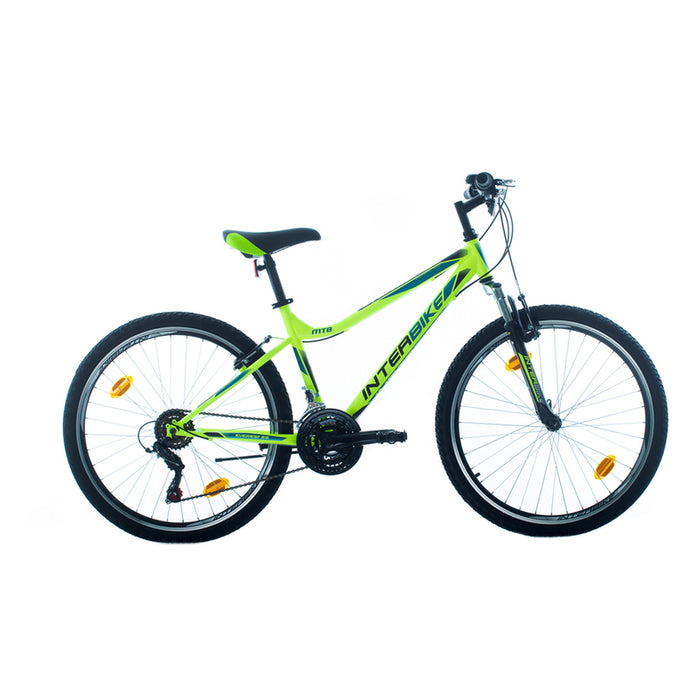 BIKE INTERBIKE EVEREST 26" NEON GR MAT 18 SPEEDS, 18 SPEEDS, STEEL FRAME