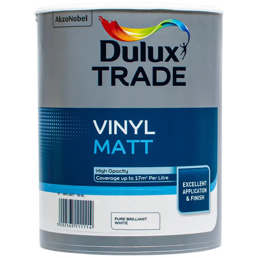INTERIOR WHITE PAINT VINYL MATT 750 ML DULUX - Бели интериорни бои<<<Интериорни бои<<<Бои и лакове<<<Praktiker&&&Бази