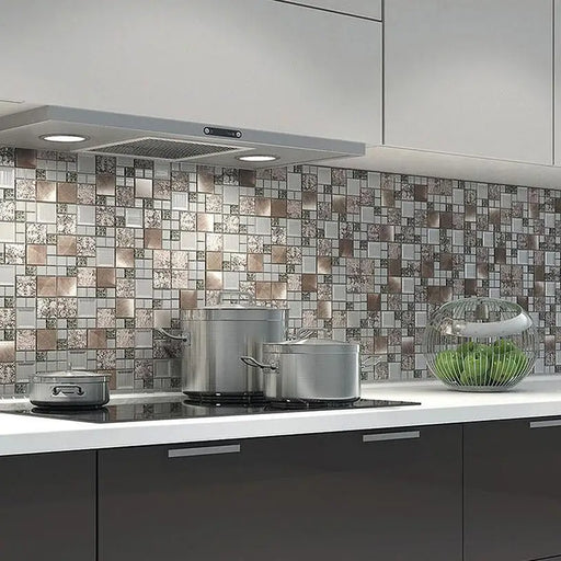INTERMATEX KAOS SILVER MOSAIC 30X30 CM - Стенни плочки и декорация<<<Плочки и лайстни<<<Баня<<<Praktiker&&&Стенни