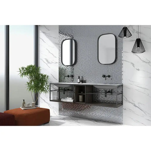 INTERMATEX LUXURY SILVER MOSAIC 30X30 CM - Стенни плочки и декорация<<<Плочки и лайстни<<<Баня<<<Praktiker&&&Стенни