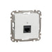 INTERNET SOCKET RJ45 WHITE SCHNEIDER SEDNA (SDD111461) - Ключове и контакти<<<Електроматериали<<<Praktiker&&&Ключове и