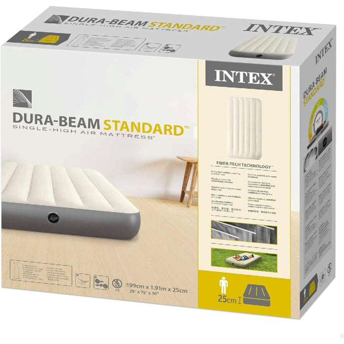 INFLATABLE MATTRESS 99X191X25CM INTEX 64101