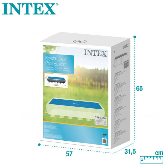 POOL COVER SOLAR 732X366CM INTEX 28017