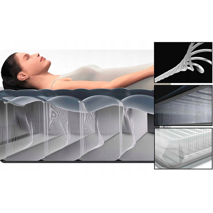CLASSIC DOWNY INFLATABLE MATTRESS 99X191X25CM INTEX