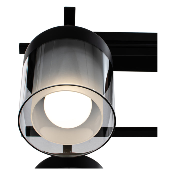 CHANDELIER 4XE27 BLACK INTO BEKY