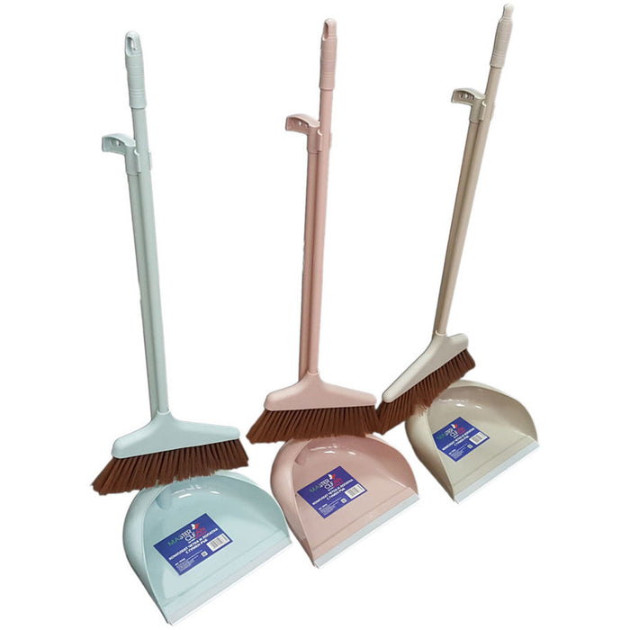 INTRADEPO RUBBER EDGE BROOM AND PADLE SET